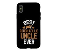 Best Rough Collie Oncle Chien Mignon Coque pour iPhone X/XS