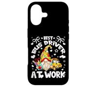 Best School Bus Driver Graphic with Funny Teacher GNOME Coque pour iPhone 17