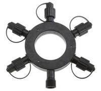 BEST SEASON 484-21 RÉPARTITEUR POUR GUIRLANDE LUMINEUSE LED, EN FORME D'ANNEAU Incolore G