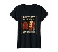 Best Seat in The House Grandma Nouveauté Lap Design T-Shirt