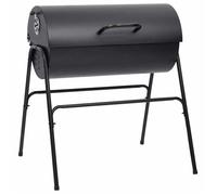 BEST SELLER Gril à baril avec 2 grilles de cuisson Noir 80x95x90 cm Acier - Barbecues - 4687114