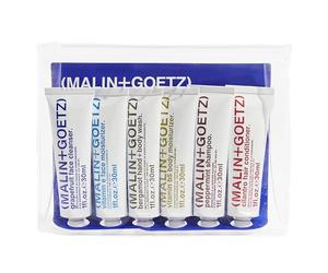 Best Sellers Travel Kit by Malin + Goetz for Unisex - 6 Pc 1oz Face Cleanser - Grapefruit, 1oz Vitamin E Face Moisturizer, 1oz Hand Plus Body Wash - Bergamot, 1oz Vitamin B5 Body Moisturizer,