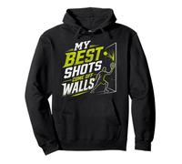 Best Shots Come Off Walls Joueur de Padel pour Amateur de Balle de Padel Sweat à Capuche