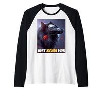 Best Sigma Ever Cool Sigma by Choice Loup-Garou Meme Wolf Manche Raglan