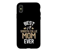 Best Smooth Collie Mom Chien Mignon Coque pour iPhone X/XS