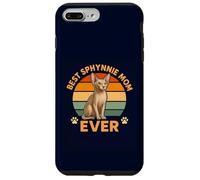 Best Sphynx Cat Mom Ever Rétro Vintage Feline Lover Coque pour iPhone 7 Plus/8 Plus