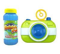 Best Sporting Appareil photo à bulles avec savon liquide 60 ml Vert I Pistolet à bulles pour enfants I Pour les mariages, les anniversaires d'enfants et le plaisir de jeu
