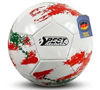 BEST SPORTING Ballon de football taille 5 | Ballon avec design pays | Ballon de jeu pour enfants idéal comme cadeau de football pour garçons - 8 designs de pays, parfait pour les événements EM (Italie