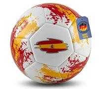 BEST SPORTING Ballon de football taille 5 | Ballon avec design pays | Ballon de jeu pour enfants idéal comme cadeau de football pour garçons - 8 designs de pays, parfait pour les événements EM