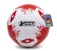 BEST SPORTING Ballon de football taille 5 | Ballon avec design pays | Ballon de jeu pour enfants idéal comme cadeau de football pour garçons - 8 designs de pays, parfait pour les événements EM (Suisse
