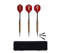 Best Sporting Fortune Lot de 3 fléchettes à Pointe en Plastique Souple 16 g - avec Pointe en Plastique, Tige en Laiton, Pointes de Rechange et étui - pour Cible de fléchettes électronique -
