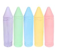 Best Sporting Jumbo Lot de 5 craies de peinture de rue - Pour enfants et adultes - Couleurs vives - Idéal pour la rue et la cour - Facile à manipuler et soluble dans l'eau