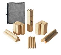 Best Sporting Nordmann-Schach Kit de Voyage | Jeu Kubb pour Adultes et Enfants | Jeu de Lancer d'extérieur en Bois | Jeu de société pour l'extérieur | Jeu en Bois Compact avec Sac de Transport