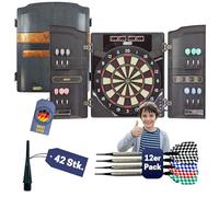 Best Sporting Oxford 2.0 Cible fléchettes électronique, Machine à fléchettes LED, Coffret avec 12 fléchettes, Pointes de Rechange et Bloc d'alimentation