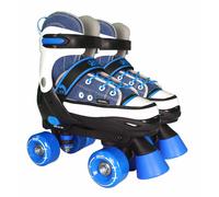 Best Sporting Patins à Roulettes Enfants Abec 7 Taille Réglable Bleu
