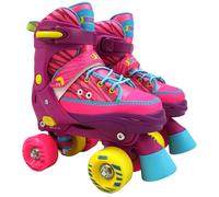 Best Sporting Patins à Roulettes Enfants Abec 7 Taille Réglable Rose