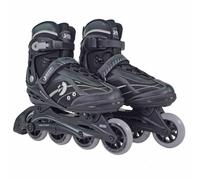 Best Sporting Patins Inline De Fitness, Large Réglable, ABEC 7 Carbone, Noir