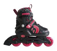 Best Sporting Rollers en Ligne Enfants, Réglable, Abec 7, Vert Turquoise Rose