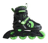 Best Sporting Rollers en Ligne Enfants, Réglable, Abec 7, Vert Turquoise Rose
