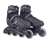 Best Sporting Rollers en ligne, largeur des orteils réglable, roulements ABEC 7 en carbone, rollers pour adolescents et adultes (39-40).