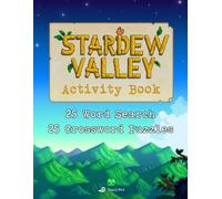Best Stardew Valley Activity Book - 25 Word Search and 25 Crossword Puzzles - Perfect for Stardew Valley Fans - Makes a great gift