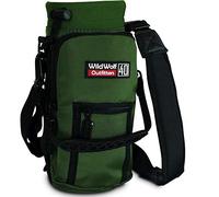 Best support pour bouteille d'eau pour bouteilles 1 134 g Transport protéger et Isoler vos isotherme avec cette Qualité militaire de transport 2 poches et une sangle d'épaule rembourrée réglable Green