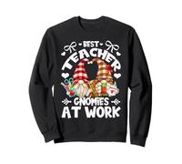 Best Teacher Gnomes for Teaching Women & Funny Teacher Crew Sweatshirt