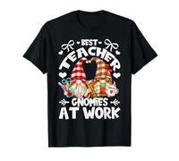Best Teacher Gnomes for Teaching Women & Funny Teacher Crew T-Shirt