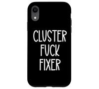 Best Team Ever Coworker Cluster Fuck Fixer of Everything Dad Coque pour iPhone XR
