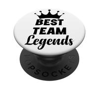 Best Team Ever Employee Appreciation Coworker Work Legends PopSockets PopGrip Adhésif