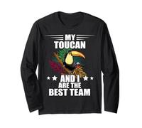 Best Team - Toucan - Oiseau de la forêt Tropicale - Oiseau Exotique Manche Longue