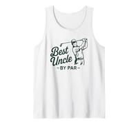 Best Uncle by par Funny Golf Swing Pun Design Humour Débardeur