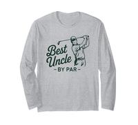 Best Uncle by par Funny Golf Swing Pun Design Humour Manche Longue