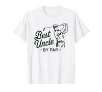 Best Uncle by par Funny Golf Swing Pun Design Humour T-Shirt