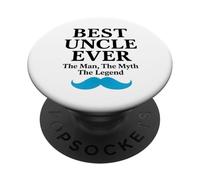 Best Uncle Ever The Man The Myth The Legend PopSockets PopGrip Adhésif