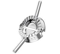 Best Utensils Moule à raviolis en acier inoxydable pour raviolis Pierogi Machine à raviolis pour emballage, pâtisserie, accessoires de cuisine (S : 8 cm)