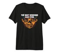 Best Weekend Dad Ever Family Daddy Paratives Father T-Shirt Haut de Gamme