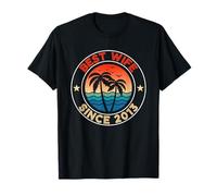 Best Wife Since 2013 13th Wedding Anniversary Women Vintage T-Shirt