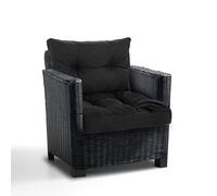 Best Wool Coussin Salon de Jardin Exterieur en Rotin 50x50 + 50x40 - Coussin de Chaise - Coussin d’Assise et Dossier pour Mobilier en Rotin - Polypropylène de Haute Qualité