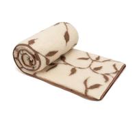 Best Wool Couverture Laine Merinos 140x200 cm - Couverture Mouton Chaude - 100% Laine Merinos - Grande et Moelleuse - Poids 500g/m2 - Matériau Respirant