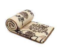 Best Wool Couverture Laine Merinos 140x200 cm - Couverture Mouton Chaude - 100% Laine Merinos - Grande et Moelleuse - Poids 500g/m2 - Matériau Respirant