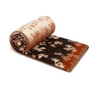 Best Wool Couverture Laine Merinos 200x200 cm - Couverture Mouton Chaude - 100% Laine Merinos - Grande et Moelleuse - Poids 500g/m2 - Matériau Respirant