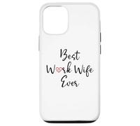 Best Work Wife Ever Funny Office Coworker Bestie Work Wife Coque pour iPhone 12/12 Pro
