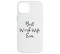 Best Work Wife Ever Funny Office Coworker Bestie Work Wife Coque pour iPhone 14 Plus