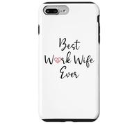 Best Work Wife Ever Funny Office Coworker Bestie Work Wife Coque pour iPhone 7 Plus/8 Plus