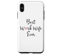 Best Work Wife Ever Funny Office Coworker Bestie Work Wife Coque pour iPhone XS Max