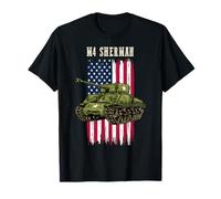 Best WW2 Tank M4 Sherman a WWII Army Tank pour garçons militaires T-Shirt