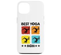 Best Yoga Mom Yoga Méditation Namaste Bouddhisme Chakra Coque pour iPhone 13