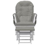 Best2026@Tissu Fauteuil Relax SHIELDPRO® - Siège maximal: 110 kg - Chaise berçante avec repose-pied Gris clair - pour salon5204