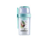 BestAlice Keep Fit Shaker pour salade, 760 ml, tasse à salade fraîche avec fourchette et support de vinaigrette, récipient portable pour fruits et légumes